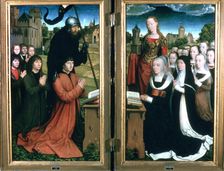 Triptych of the Family Moreel 1484. Artist: Hans Memling