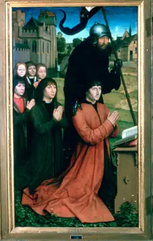 Triptych of the Family Moreel Detail, 1484. Artist: Hans Memling