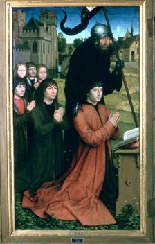 Triptych of the Family Moreel Detail, 1484. Artist: Hans Memling