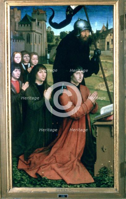'Triptych of the Family Moreel', Detail, 1484. Artist: Hans Memling