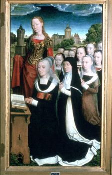 Triptych of the Family Moreel Detail, 1484. Artist: Hans Memling