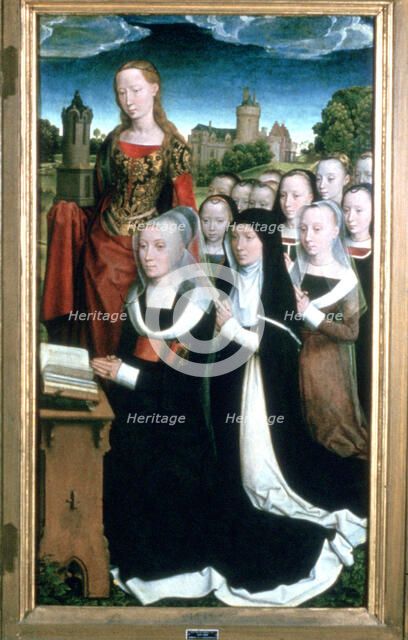 'Triptych of the Family Moreel', Detail, 1484. Artist: Hans Memling