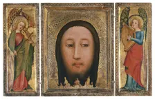 Triptych of The Holy Face, 1390. Creators: Master Bertram of Hamburg, Master Bertram Of Minden