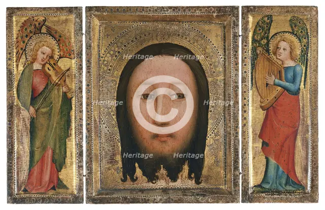 Triptych of The Holy Face, 1390. Creators: Master Bertram of Hamburg, Master Bertram Of Minden.