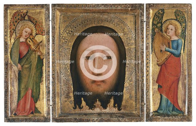 Triptych of The Holy Face, 1390. Creators: Master Bertram of Hamburg, Master Bertram Of Minden.