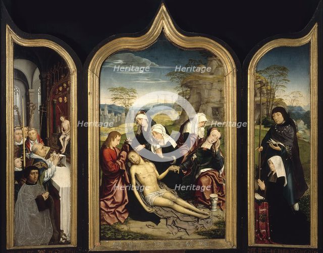 Triptych of the Lamentation of Christ.