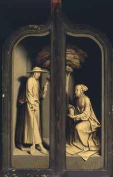 Triptych of the Lamentation of Christ. (Reverse: Noli me tangere)