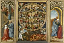 Triptych of the Rosary. Artist: Kulmbach, Hans Suess, von (ca. 1480-1522)