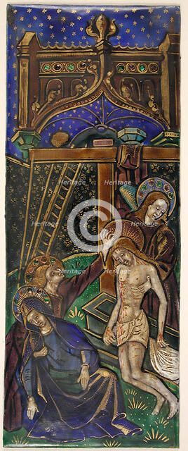 Triptych Panel with the Lamentation, French, early 16th century. Creator: Unknown.