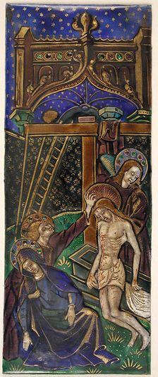 Triptych Panel with the Lamentation, French, early 16th century. Creator: Unknown