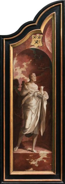 Triptych with the Crucifixion, Saints and Donors, 1530-1540. Creator: North Netherlandish Master