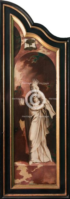 Triptych with the Crucifixion, Saints and Donors, 1530-1540. Creator: North Netherlandish Master.