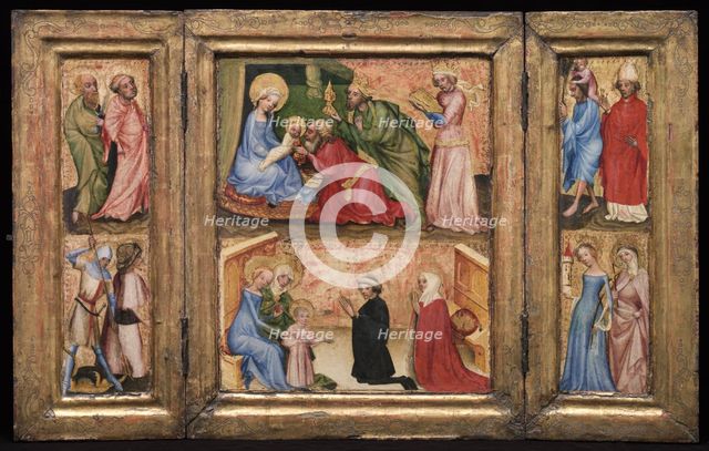 Triptych with the Adoration of the Magi , c. 1424. Creator: Unknown.