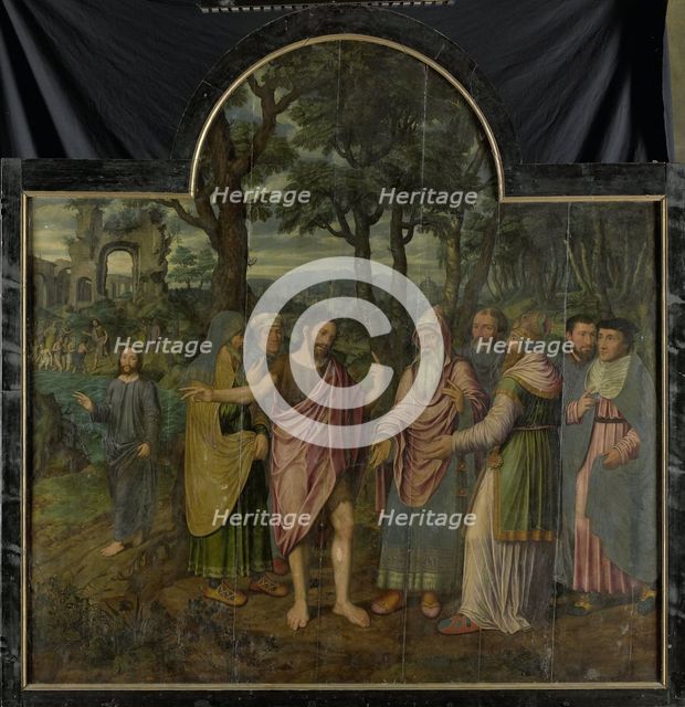 Triptych with Scenes from the Life of St John the Baptist, 1557. Creator: Jan van Coninxloo the Younger.