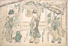 Tripytych of Young Men. Creator: Okumura Masanobu