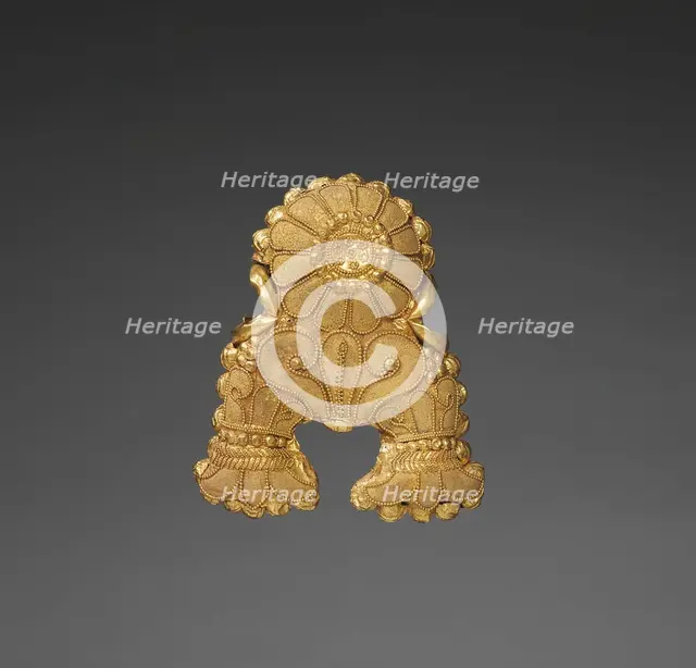 Triratna Pendant, 185-72 BC. Creator: Unknown.