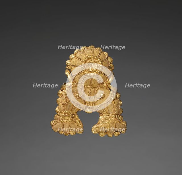Triratna Pendant, 185-72 BC. Creator: Unknown.