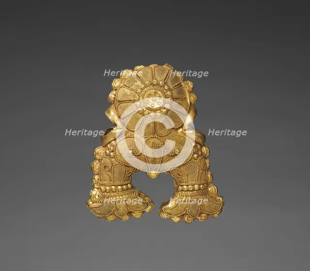 Triratna Pendant, 185-72 BC. Creator: Unknown.