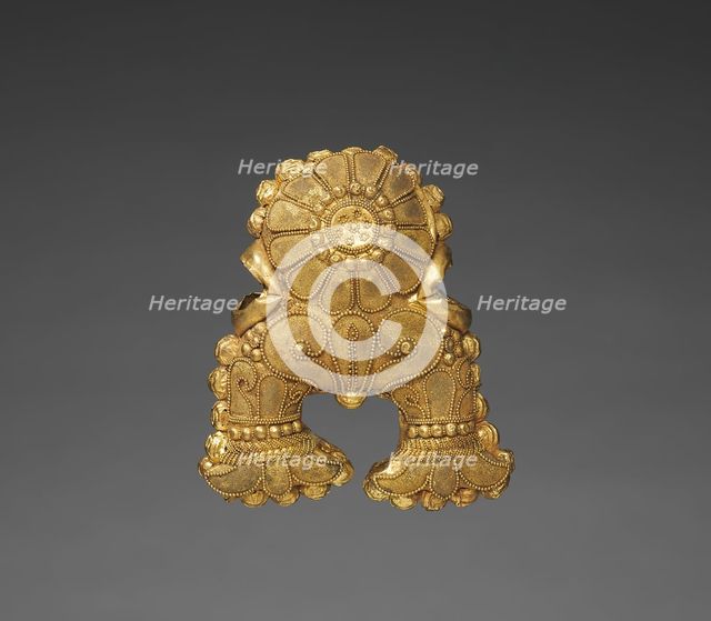 Triratna Pendant, 185-72 BC. Creator: Unknown.