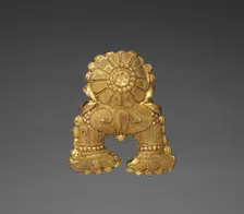 Triratna Pendant, 185-72 BC. Creator: Unknown