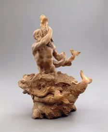 Triton with a Sea Serpent, c1630s, before 1642. Creator: Gian Lorenzo Bernini