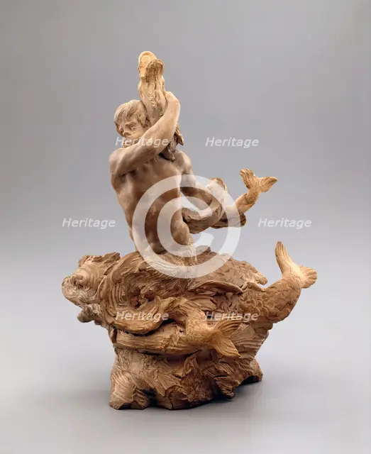 Triton with a Sea Serpent, c1630s, before 1642. Creator: Gian Lorenzo Bernini.
