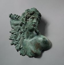 Tritoness Relief Applique, late 2nd Century BC. Creator: Unknown