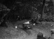 Triumph taking part in a motoring trial, c1930s. Artist: Bill Brunell