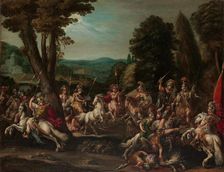Triumph of the Amazons, 1620s. Creator: Claude Deruet