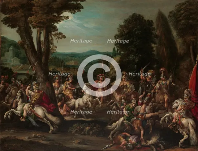 Triumph of the Amazons, 1620s. Creator: Claude Deruet.