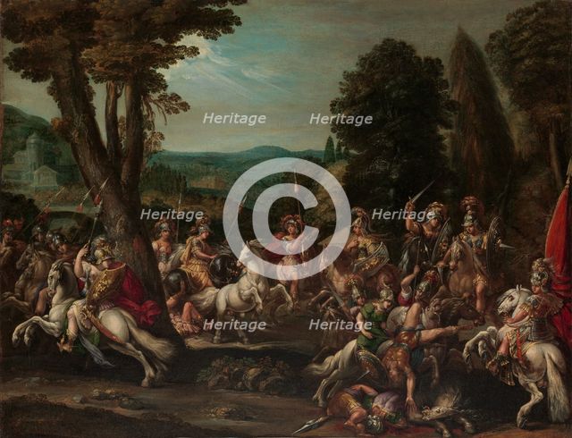 Triumph of the Amazons, 1620s. Creator: Claude Deruet.