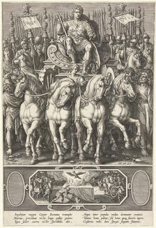 Triumph of the Emperor , End of 16th cen.. Creator: Stradanus (Straet, van der), Johannes (1523-1605)