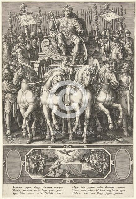Triumph of the Emperor , End of 16th cen.. Creator: Stradanus (Straet, van der), Johannes (1523-1605).