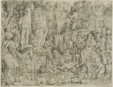 Triumph of the Moon, 1500/10. Creator: Monogrammist P.P.