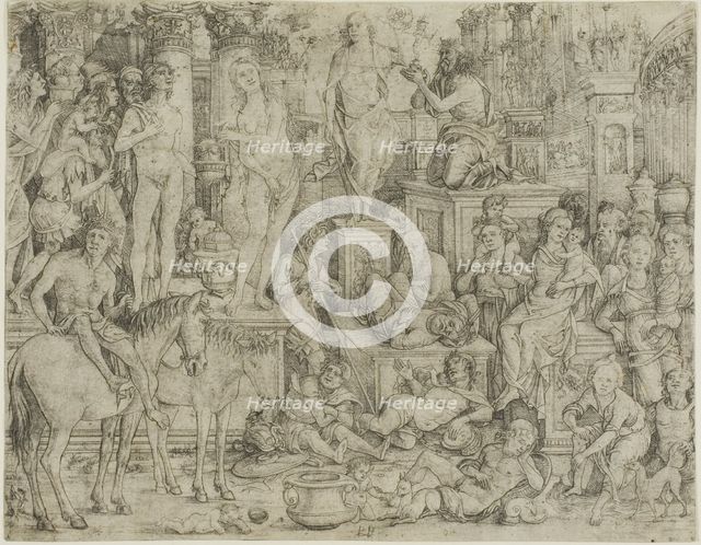 Triumph of the Moon, 1500/10. Creator: Monogrammist P.P..