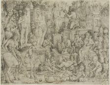 Triumph of the Moon, 1500/10. Creator: Monogrammist P.P.