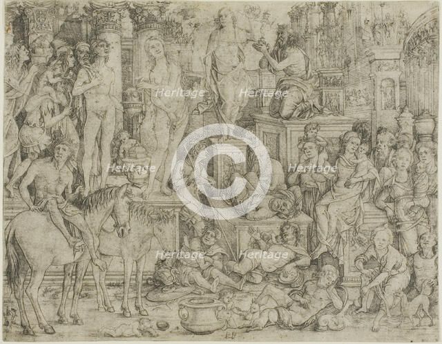 Triumph of the Moon, 1500/10. Creator: Monogrammist P.P..