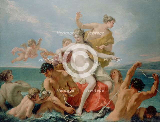 Triumph of the Marine Venus, c. 1713. Artist: Ricci, Sebastiano (1659-1734)