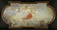 Triumph of the Republic, sketch for the Petit Palais, between 12–1909 and 1913. Creator: Alfred Philippe Roll
