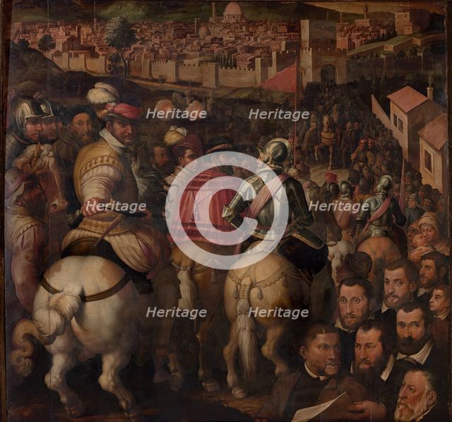 Triumph of the war against Siena, 1563-1565. Artist: Vasari, Giorgio (1511-1574)
