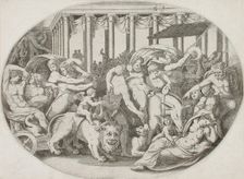 Triumph of Bacchus, 1543. Creator: Enea Vico