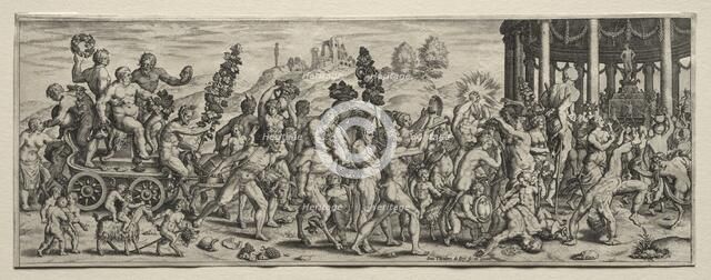 Triumph of Bacchus. Creator: Theodor de Bry (Flemish, 1528-1598).