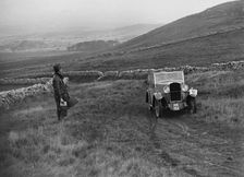 Triumph of CH Lawford competing in the MCC Sporting Trial, 1930. Artist: Bill Brunell