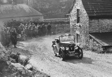 Triumph of FA Thatcher competing in the MCC Sporting Trial, 1930. Artist: Bill Brunell