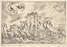 Triumph of Galatea, 1610-42. Creator: Pierre Brebiette