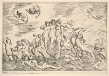 Triumph of Galatea, 1610-42. Creator: Pierre Brebiette