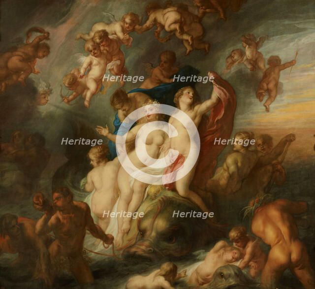 Triumph of Galatea, 1659. Creator: Thulden; Theodoor; van (1606-1669).