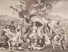 Triumph of Galatea, 17th century. Creator: Jean Pesne