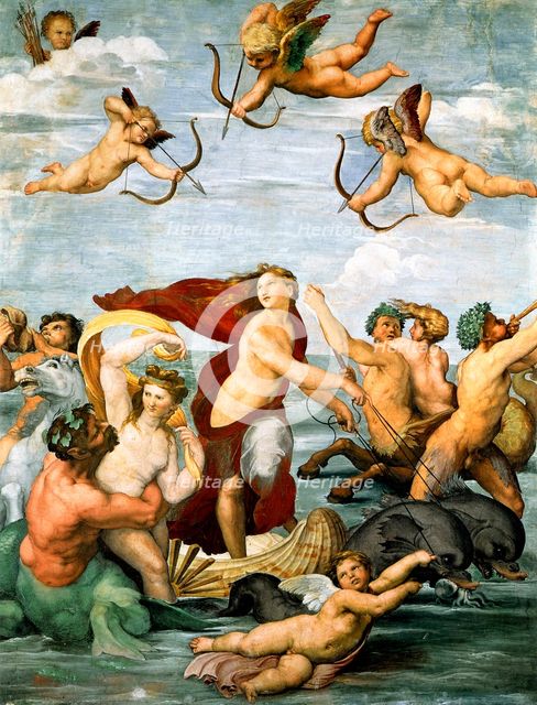 Triumph of Galatea, c. 1512. Artist: Raphael (1483-1520)