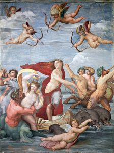 Triumph of Galatea, c. 1512. Artist: Raphael (1483-1520)